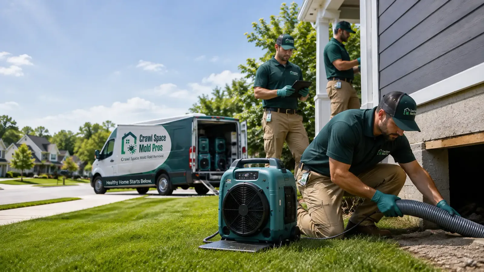 Crawl Space Mold Removal in Denair, CA